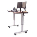 Adjustable Table, 48" X 29.6" to 45.4" (with Glides), 32.6" to 48-1/2" (with Casters)