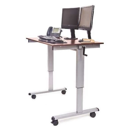 Adjustable Table, 48" X 29.6" to 45.4" (with Glides), 32.6" to 48-1/2" (with Casters)