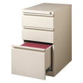 15" W 3 Drawer Desk Pedestal, Putty, Letter
