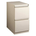 15" W 2 Drawer Vertical File Cabinet, Putty, Letter