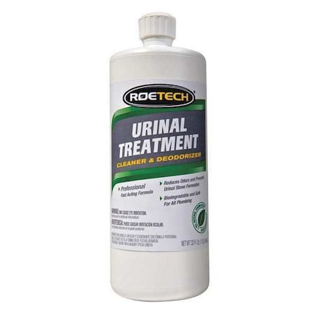 Urinal Treatment Cleaner, 32oz, Bottle, PK6