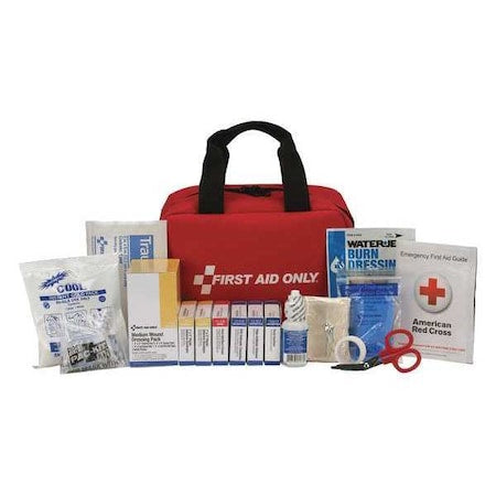 First Aid Kit and Housing, Nylon 100 Components, 25 People Served