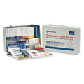 First Aid Kit and Housing, Metal 252 Components, 50 People Served