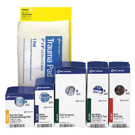 First Aid Kit Refill, Cardboard 18 Components, 10 People Served