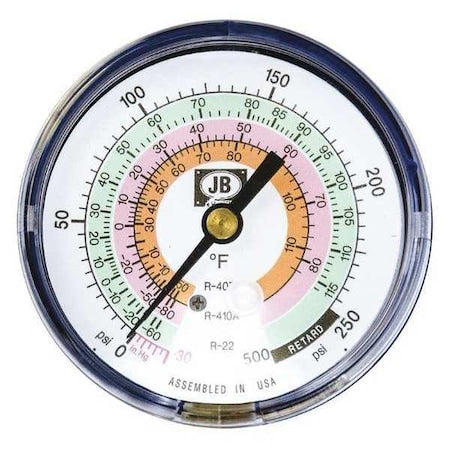 Gauge,Blue LED,For R-22, R-404A, R-410A