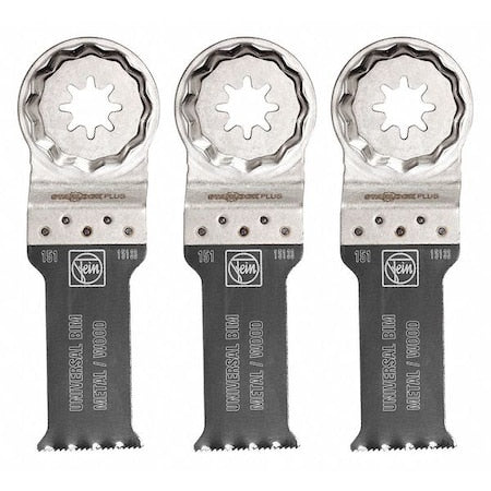 Saw Blades, Bi-Metal, 1-1/8 in. Size, PK3