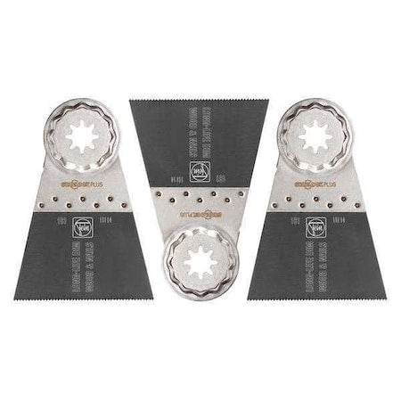 Oscillating Saw Blades, 2-9/16In, PK3