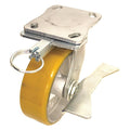 Plate Caster, 1200 lb. Ld Rating, Ball