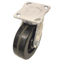 Plate Caster, 1400 lb. Ld Rating, Roller