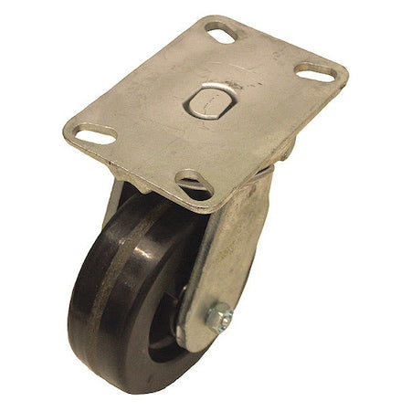 Plate Caster, 1400 lb. Ld Rating, Roller