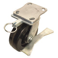 Plate Caster, 1200 lb. Ld Rating, Roller