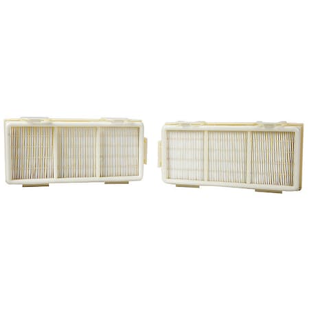 Filter,White,HEPA Glass,3-1/8"" H
