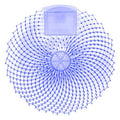Urinal Screen, Non-Para, Ocean Breeze, PK12