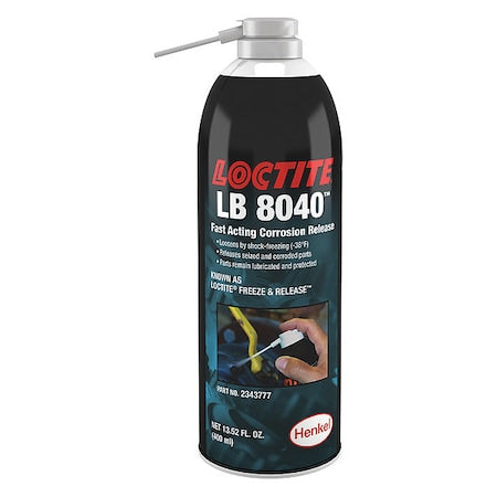 Penetrating Lubricant, 400 ml, Aerosol Spray Can, Mineral Oil Base, 113 Degrees F Max Op Temp, Not Rated, Colorless