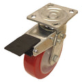 NSF-Listed Plate Caster, 660 lb. Ld Rating, Ball