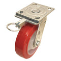 NSF-Listed Plate Caster, 660 lb. Ld Rating, Ball