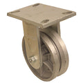 Plate Caster, 1200 lb. Ld Rating, Roller