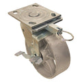 NSF-Listed Plate Caster, 700 lb. Ld Rating, Roller