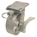 Plate Caster, 1400 lb. Ld Rating, Roller