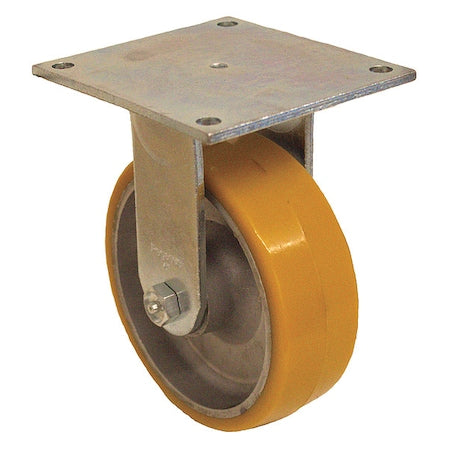 Plate Caster, 1250 lb. Ld Rating, Roller