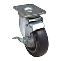 Plate Caster, 240 lb. Ld Rating, Plain