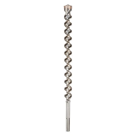 Rotary Hammer Drill Bit, 45/64" dia Shank