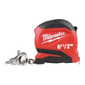 Tape Measure, 6 ft L Blade SAE