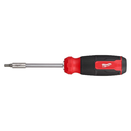 Multi-Bit Screw Driver, 1/4 in (2.5,5,4, 3mm), Hex