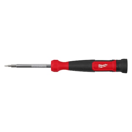 Multi-Bit Screwdriver, Chrome, 6 pcs