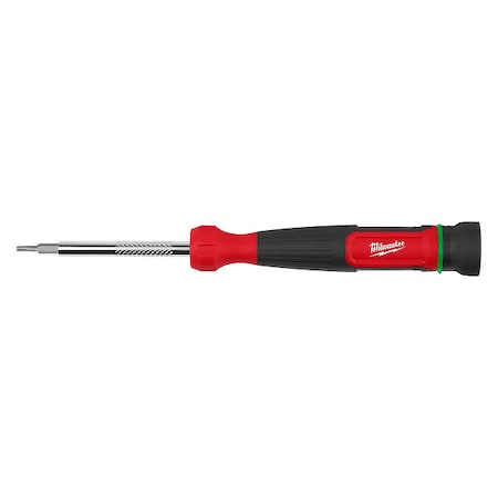 Multi-Bit Screwdriver, Chrome, 4 pcs