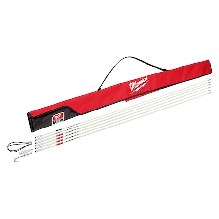 Rod Set, Bullet Nose, 5ft L, 5/16"Dia, 6 Rod