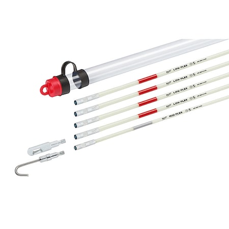 Rod Set, Bullet Nose, 5ft L, 5/16"Dia, 2 Rod