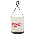 Canvas Utility Bucket, White