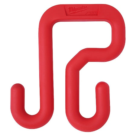 Bucket Hook, Red, 3/4" D, 6-1/2" L, 5-3/4" W