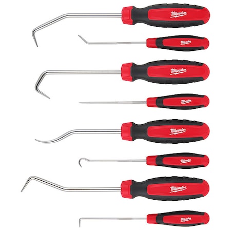 HookPickSet, ChromeVanadiumSteel, 11 1/4"L