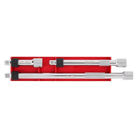 Socket Extension Set, 3/8" Drive, 3 Pieces
