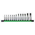 13 pc. 1/4 in. and 3/8 in. Drive TORX Bit Socket Set