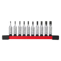 10 pc .1/4 in. Drive SAE Hex Bit Socket Set
