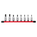 8 pc. 3/8 in. Drive SAE Hex Bit Socket Set