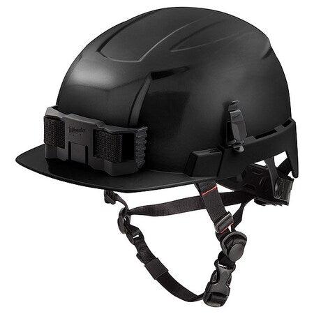 BOLT Black Front Brim Safety Helmet with IMPACT ARMOR Liner - Type 2, Class E