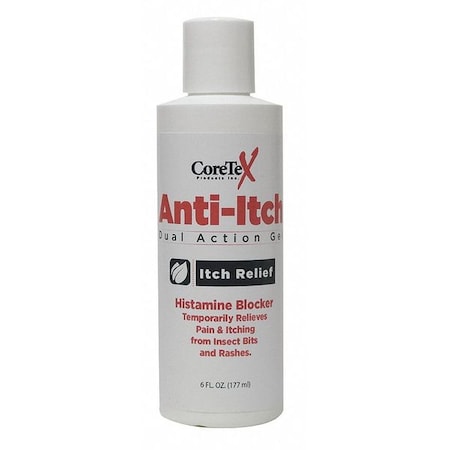 Anti-Itch Gel, Cream, Bottle, 6.000 oz.