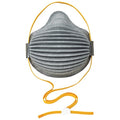 Particulate Respirator, N95, Nuisance Organic Vapors, AirWave, SmartStrap, Molded Nose, S, PK 10