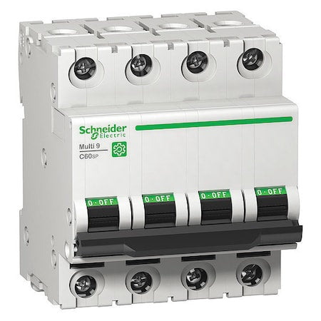 Miniature Circuit Breaker, C60SP Series, 45A, 4 Pole, 240/415/440V AC, 10kA at 240V AC, B Curve