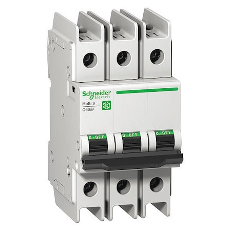 IEC Miniature Circuit Breaker, MULTI9 Series, 4A, 3 Pole, 240/415/440V AC, 14kA at 240V AC, D Curve