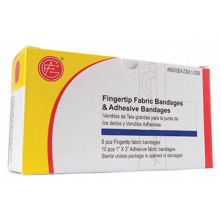 Fingertip Bandages, 3" L x 1" W, PK18