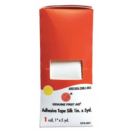 First Aid Tape, 5yd, 1"W, White