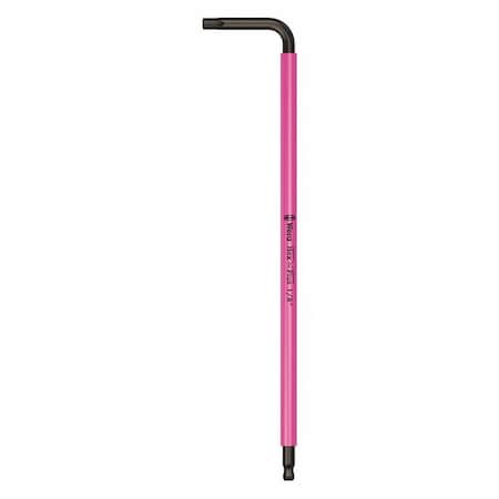 Plain L Key Hex Key, 1/8 in Tip Size, 4 7/8 in Long, 4 7/8 in Short