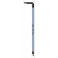 Plain L Key Hex Key, 1.5 mm Tip Size, 3 1/2 in Long, 9/16 in Short