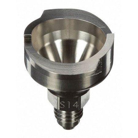 Spray Gun Adapter, 7/16" Male, 14 Thread