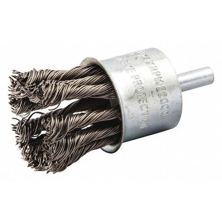 End Brush, Twisted, 1-1/8" dia., 22000 rpm